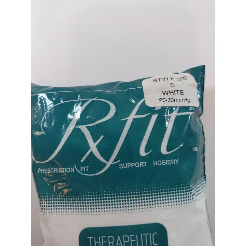 Rfit Style 120 Graduated Compression Hosiery 20-30mmHg White Small